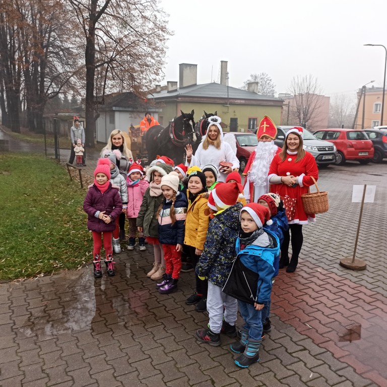 Wizyta św. Mikołaja w przedszkolu